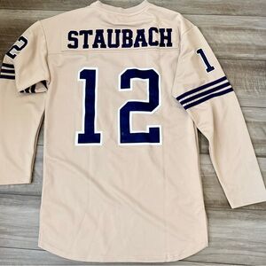 Roger Staubach #12 Men's Football Jersey vintage sportswear cowboys size 2XL